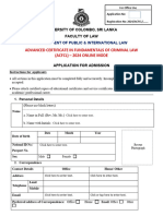 Application Form ACFCL 2024