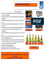 Lab Safety Guidelines - To Be Printed On A1 Size Panaflex and Framed - 6 Nos