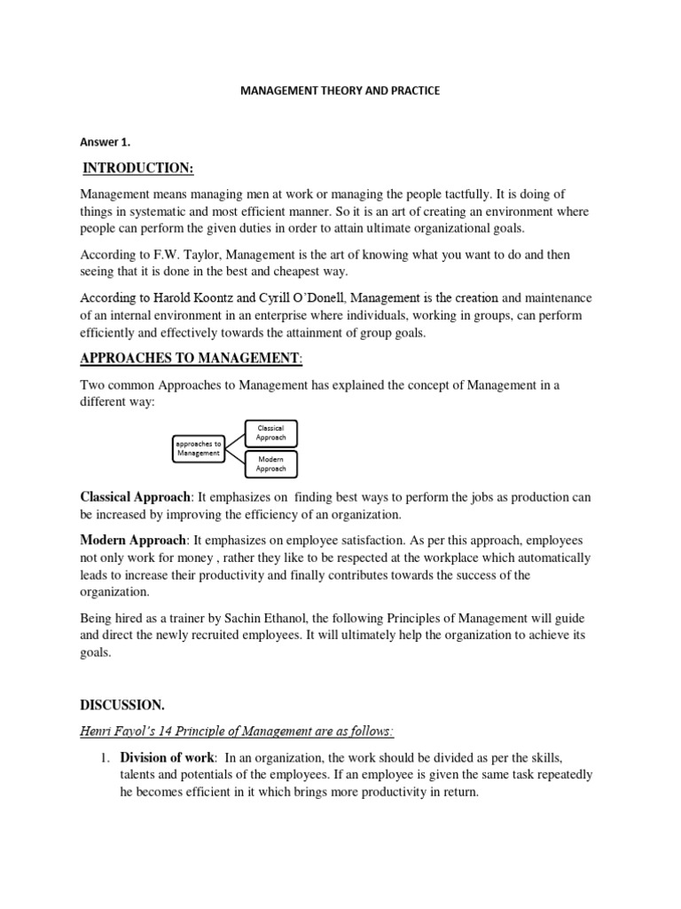 Management Theory and Practice Overview | PDF | Science | Knowledge