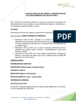 Informe Tanques Universidad Distrital