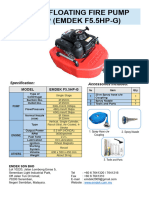 Emdek Floating Fire Pump 5.5 HP