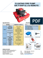 Emdek Floating Fire Pump 15hp