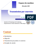 Transmission Par Courroies