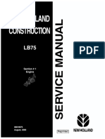 New Holland LB75 Backhoe Loader Service Repair Manual
