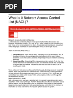 Network ACLs