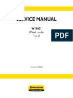 New Holland W110C Tier II Wheel Loader Service Repair Manual