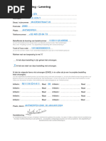 Niet Ontvangst Verklaring DPD | PDF