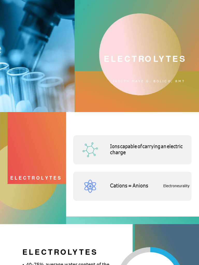 Electrolytes To Phosphorus Ppts Download Free Pdf Sodium Medical