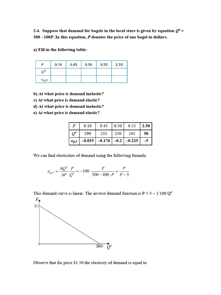 Elasticity Analysis of Demand Curves | PDF | Demand | Demand Curve
