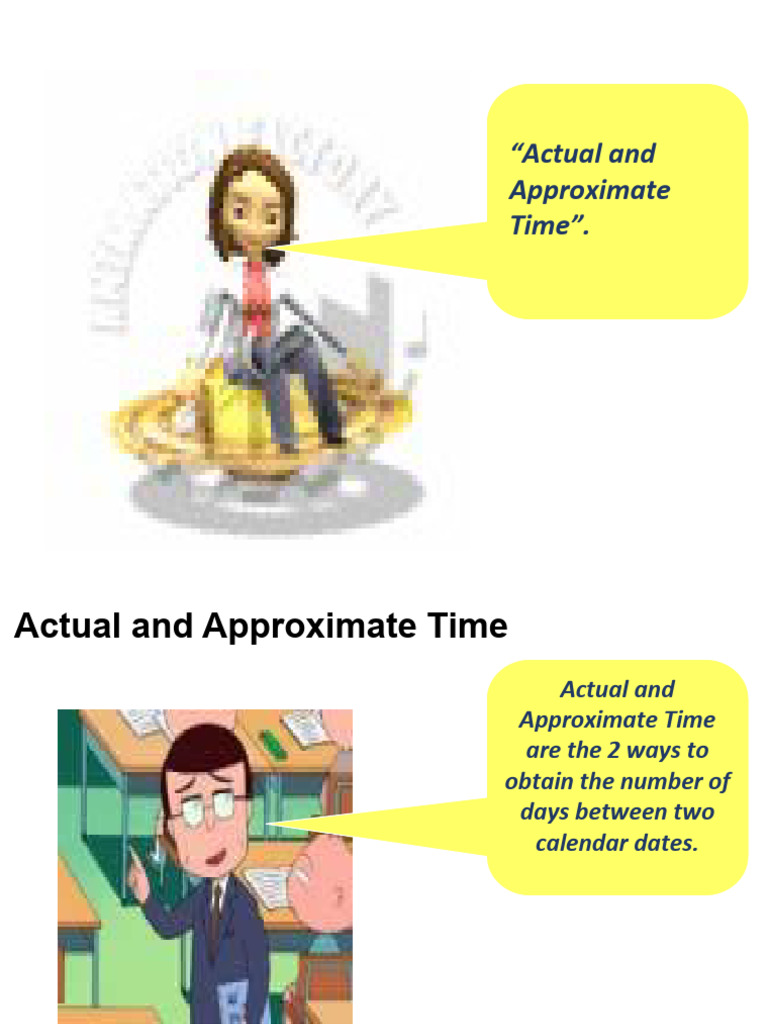Actual vs Approximate Time Calculation | PDF