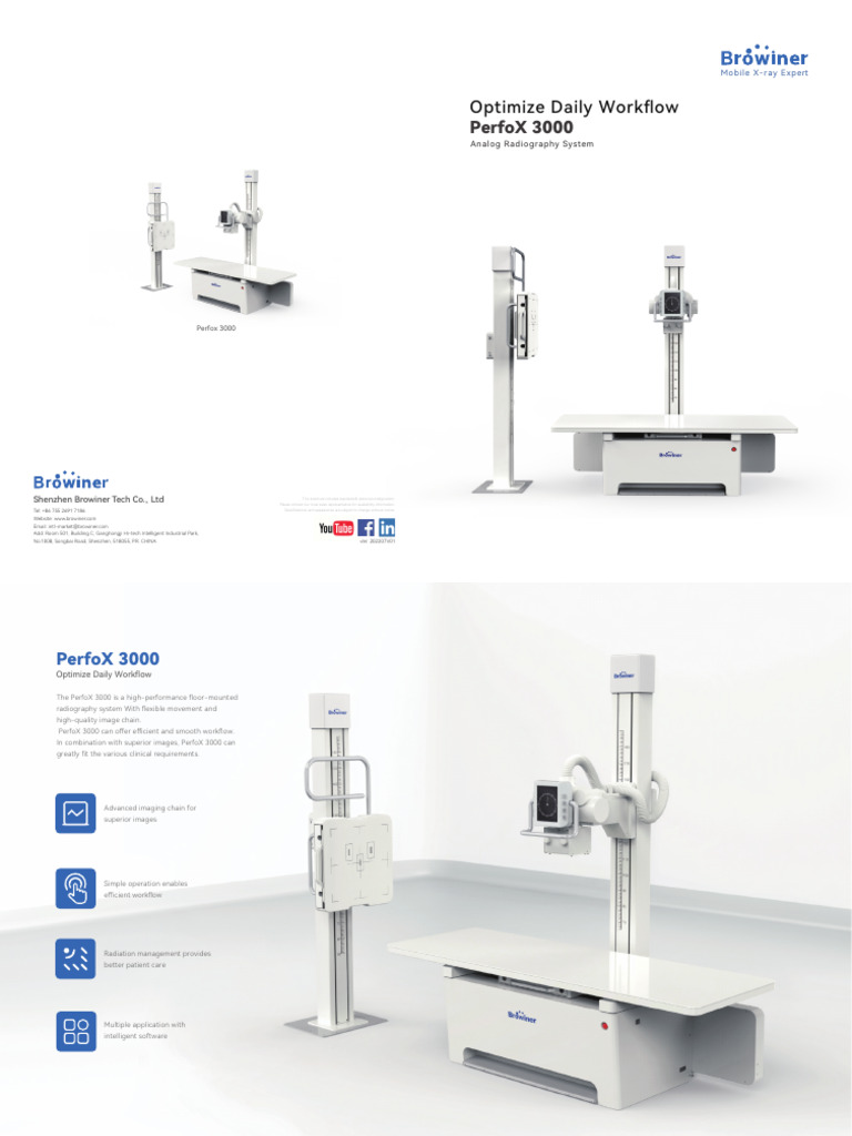 PerfoX 3000: Advanced Analog Radiography | PDF | Radiography | X Ray