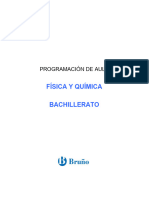 Física Y Química Bachillerato: Programación de Aula