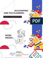 Creative Accounting and Tax Planning