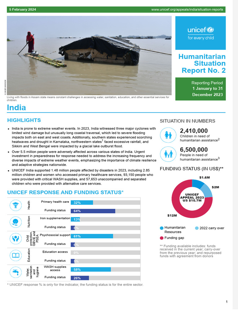 INDIA SITUATION REPORT visual data 5