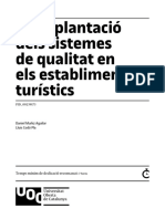 La Implantació Dels Sistemes de Qualitat en Els Establiments Turístics