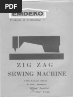 mokoページ PARTS USED EMDEKO ZIGZAG SEWING MACHINE ORIGINAL READY TO