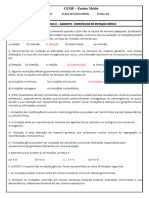 Gabarito Exercícios de Mutação Gênica Biologia Ii 2º Ano Semana 26