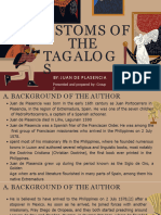 Customs of Tagalogs
