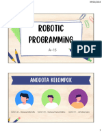 Robotic Programming: Anggota Kelompok