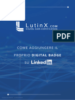 Lutinx LinkedIn Badge Manual Ita
