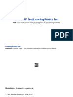TOEFL iBT® Test Listening Section-1