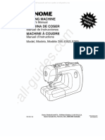 Kenmore 385.4052/janome LX200 Sewing Machine Instruction Manual