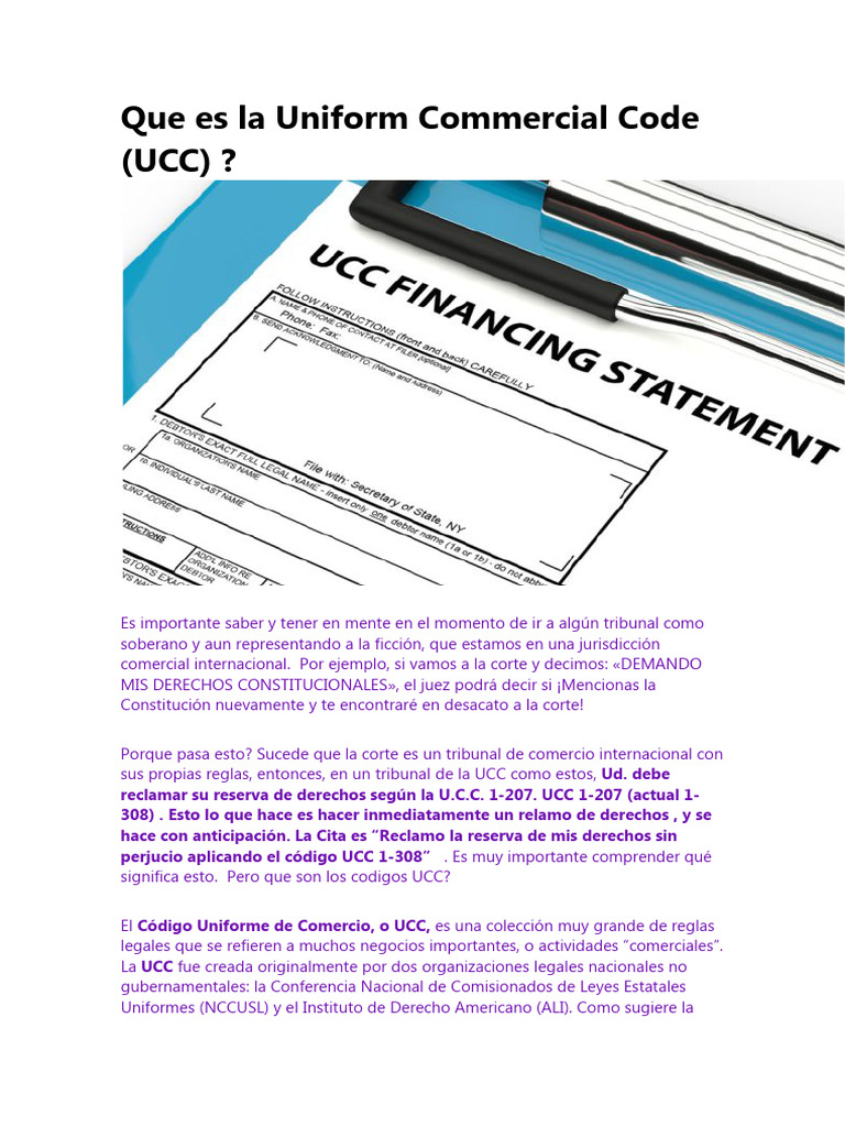 Guía Esencial del Código UCC | PDF | Ley común | Justicia