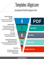 Colorful Funnel Banner PowerPoint Diagram