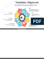 Divided Doughnut PowerPoint Diagram