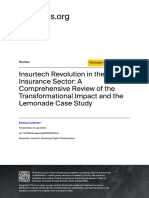 Insurtech Revolution in The Insurance Sector A Com