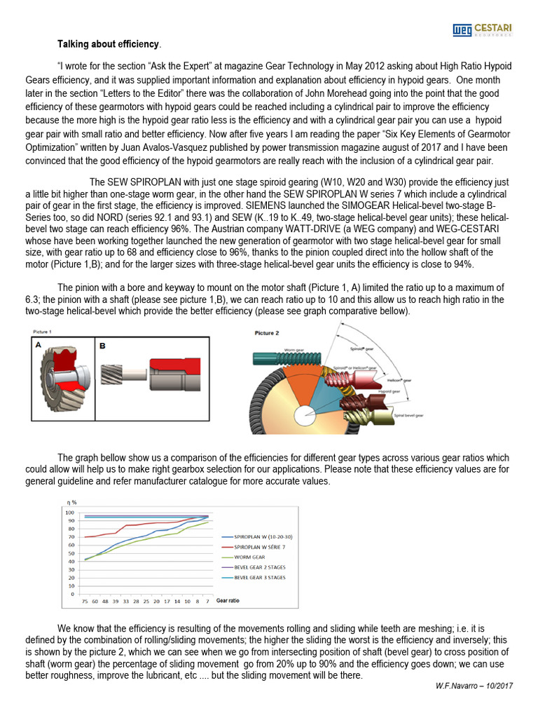 Gear Efficiency Pdf Gear Manufactured Goods