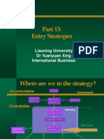 Entry Strategies