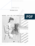 Kenmore 158.1347 Sewing Machine Instruction Manual
