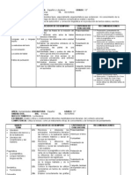 Plan de Estudios Español y Literatura 10°.