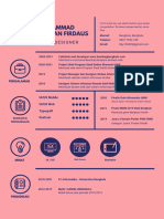 CV Muhammad Reyhan Firdaus