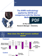 The AWRI Methodology Applied by ADVID and Comparison With The Glories Method