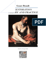 Brandi Restoration Theory and Practice