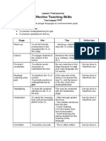 Lesson Frameworks PPP TextBased