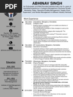 Resume - Abhinav Singh - 2023