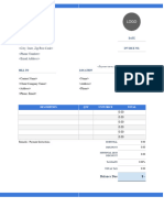 General Contractor Invoice Template Word