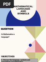 3.mathematical Language