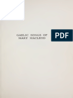 Gaelic Songs of Mary Macleod