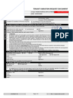DTS-RDD-F-16 Tenant Variation Request
