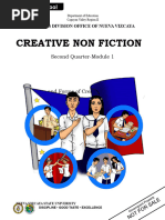 Creative Non Fiction Module