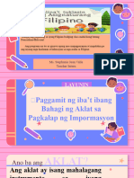 Ba-filipino4-Bahagi NG Aklat-Angkop Na Pamagat-Tr - Steph