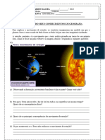 6º Ano - Geografia - Movimento de Rotação - Atualizada