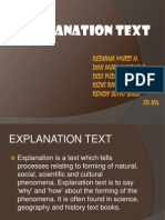 Explanation Text - Earthquakes