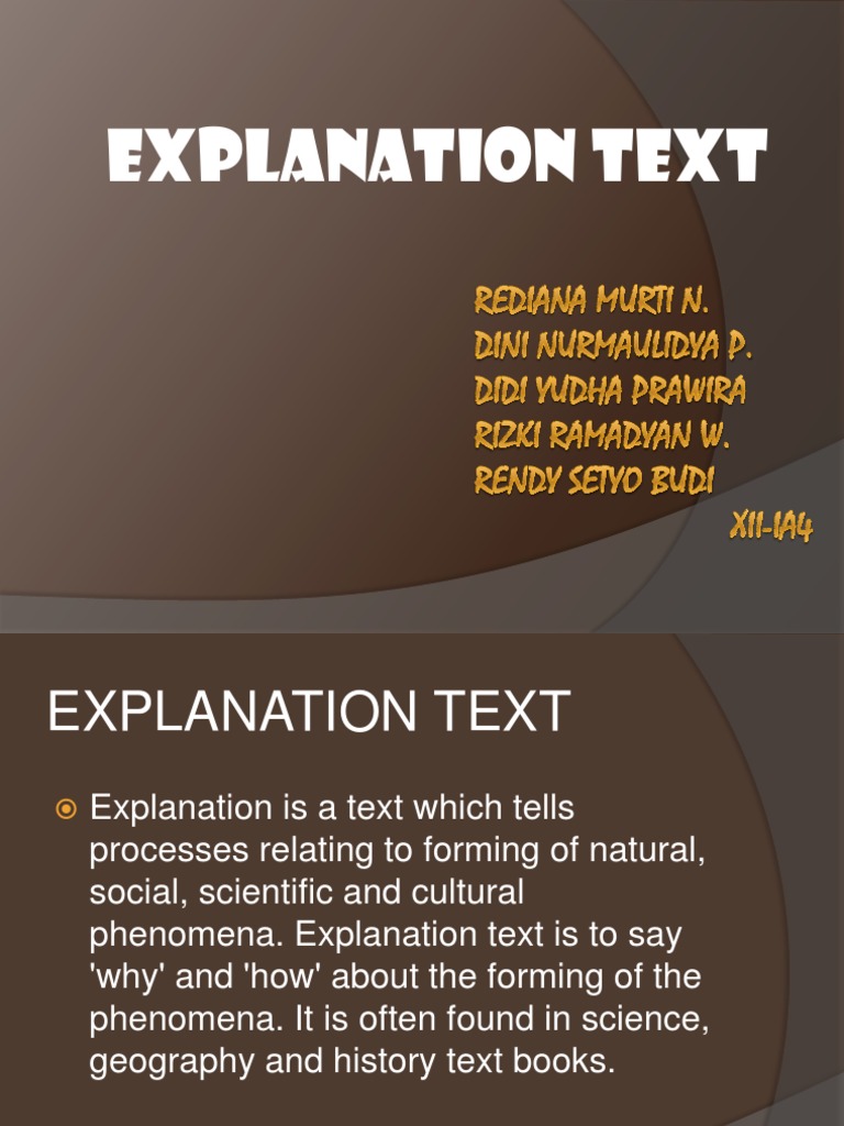 Explanation Text Earthquakes Earthquakes Syntax
