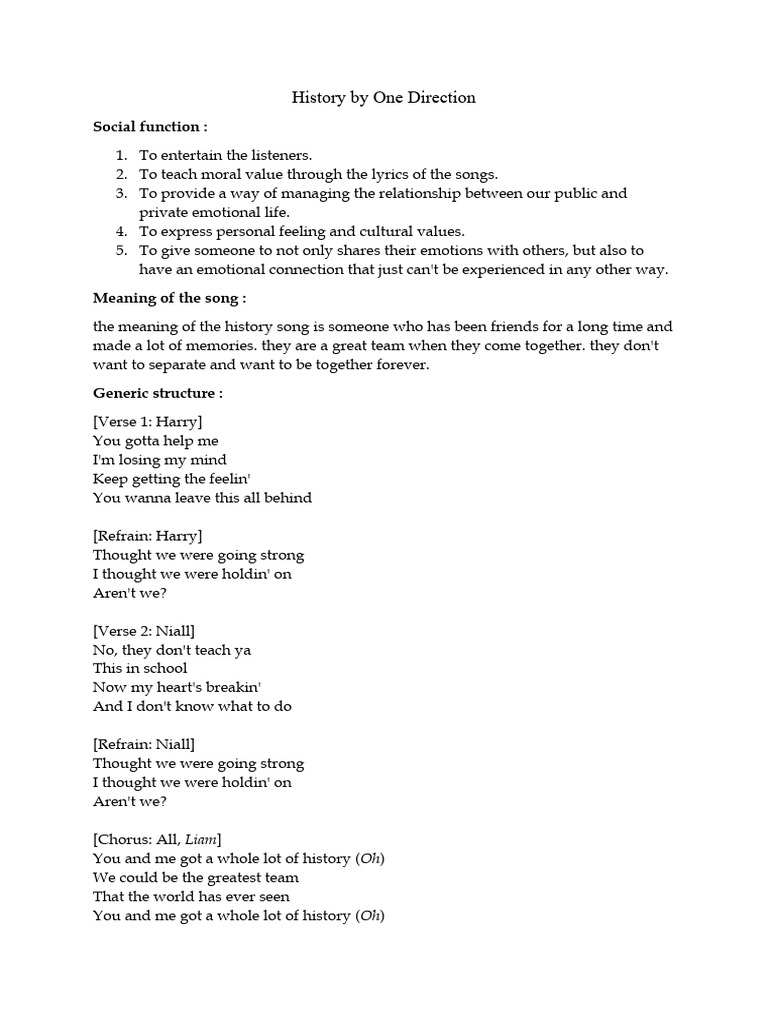 Song analysis pdf metaphor song structure