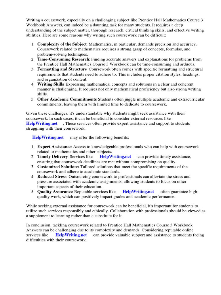 Prentice hall mathematics course 3 workbook answers pdf textbook